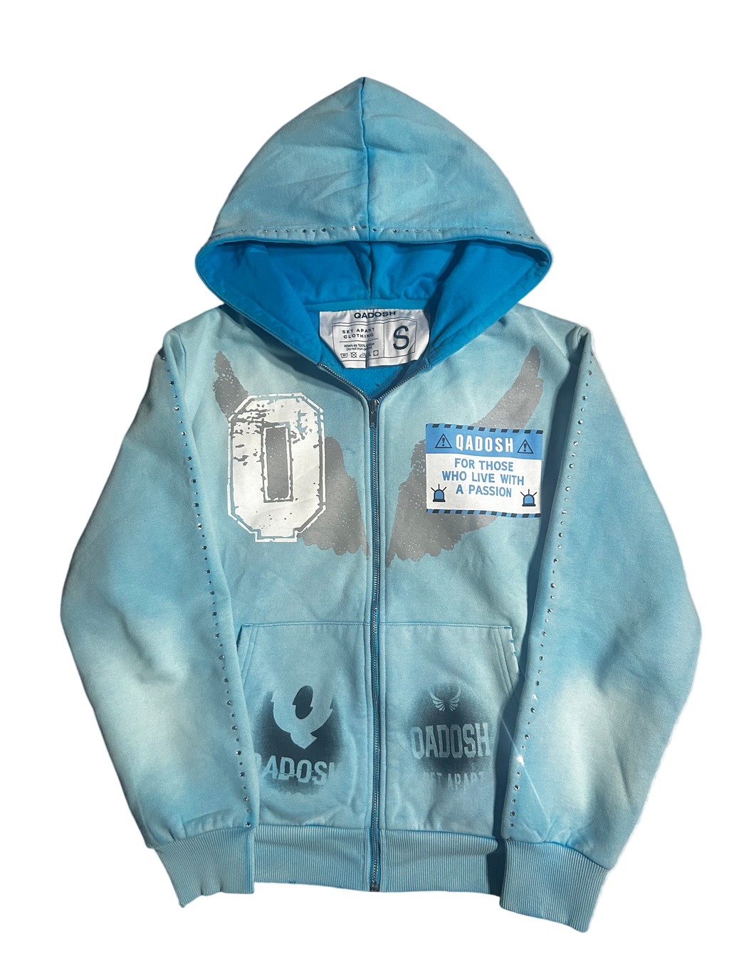 Blue Passion Zip Up